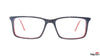 TAG Hills TG A10460 Maroon Rectangle Medium Full Rim Eyeglasses
