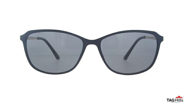 TAG Hills TG S 10377 008 TG-S-10377 Matte-Black Medium Aviator Full Rim UV Polarised Sunglasses